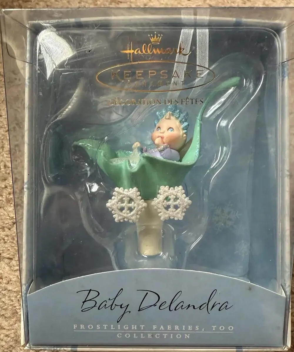Hallmark Keepsake Ornament 4-Piece Set: Baby Delandra, Baby Candessa, Baby Estre